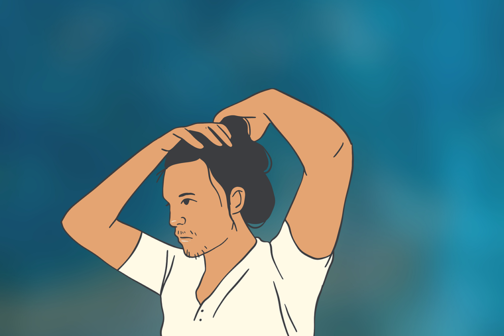 https://pixabay.com/illustrations/man-bun-hair-hairstyle-man-6921036/